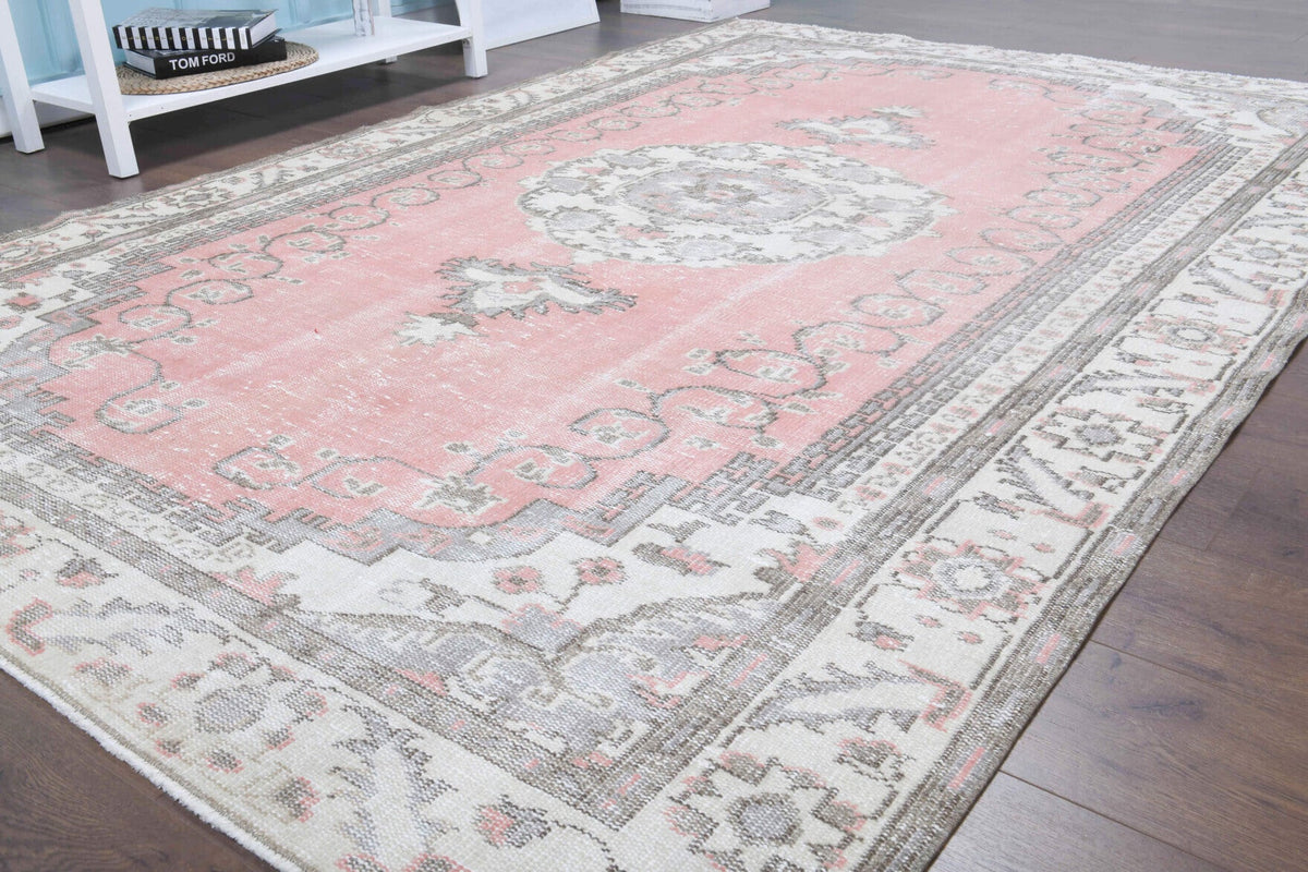 Vintage Oushak Oriental Area Rug