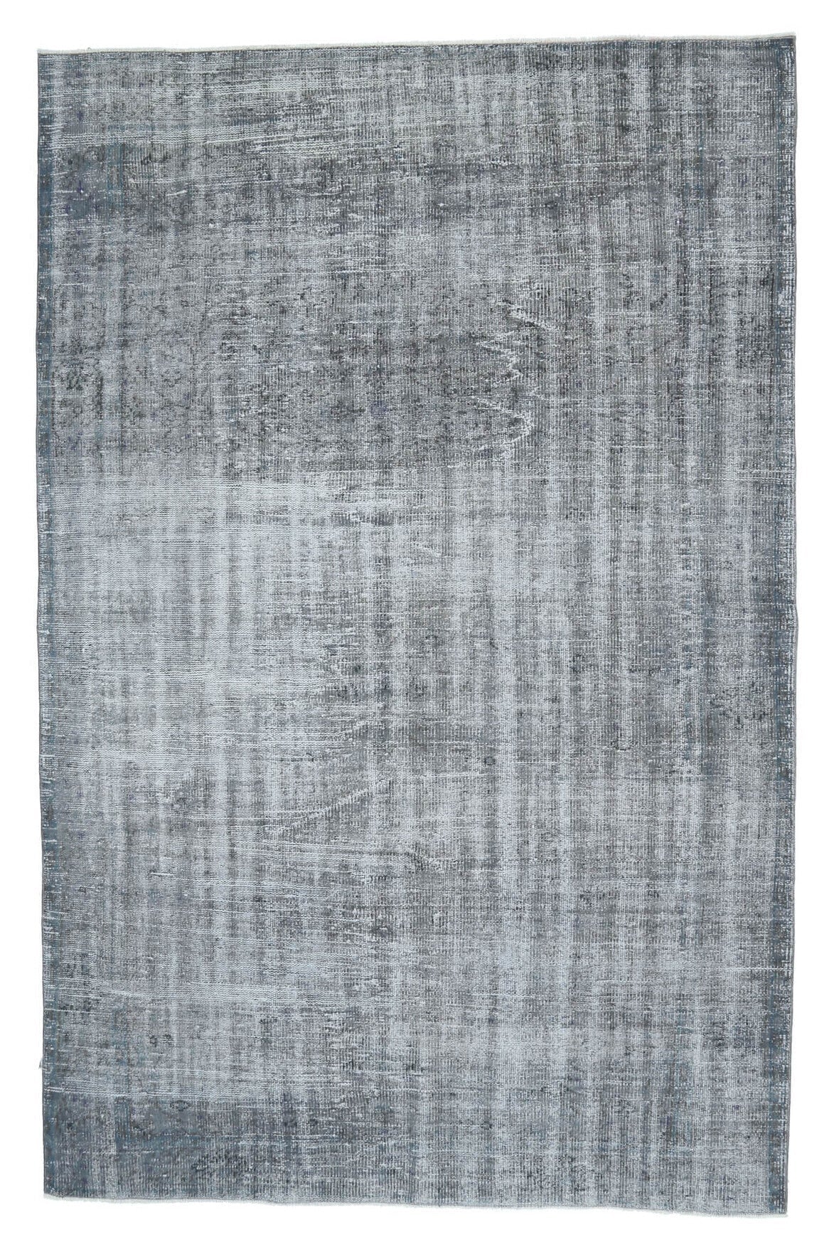 El yapımı vintage halı 183x274 cm soyut desenli yün