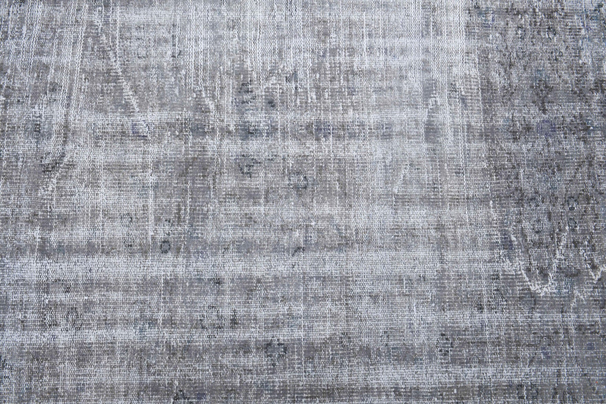 El yapımı vintage halı 183x274 cm soyut desenli yün - mekan görünümü