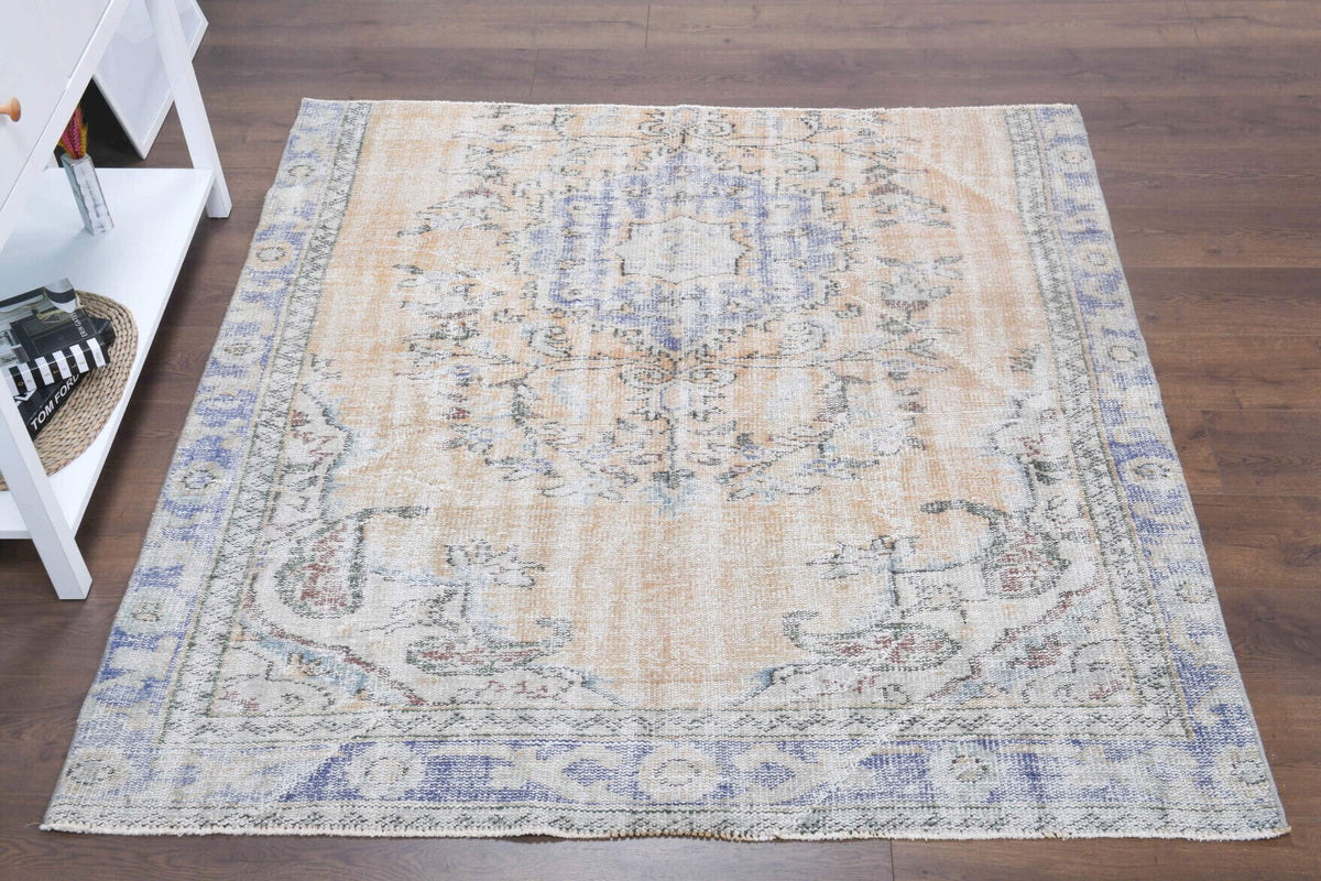 Turkish Anatolain Vintage Area Rug