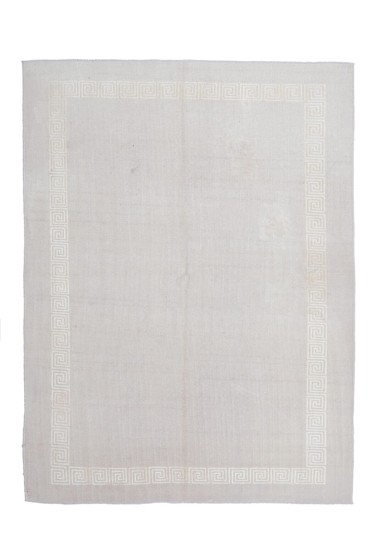 Antique Greek Key Area Kilim Rug