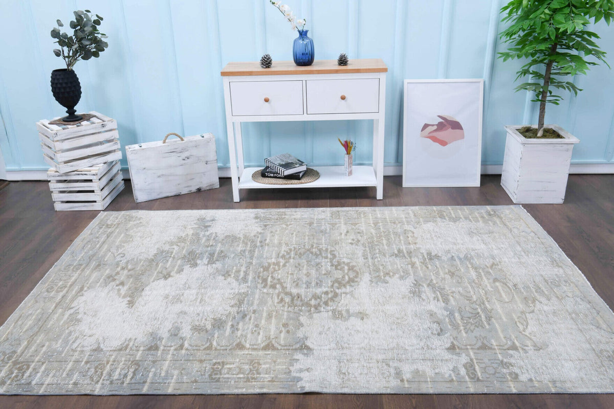 Antique Oushak Floor Rug
