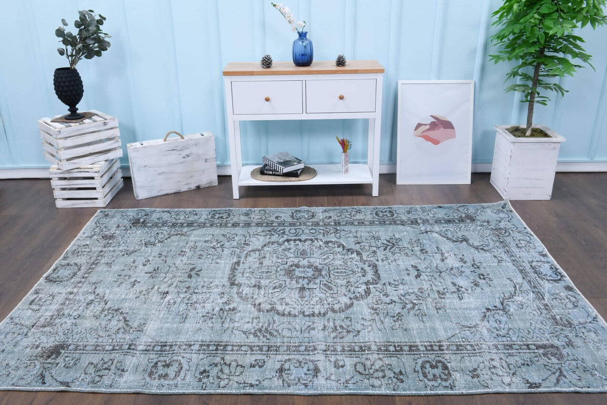 Blue Vintage Area Rug