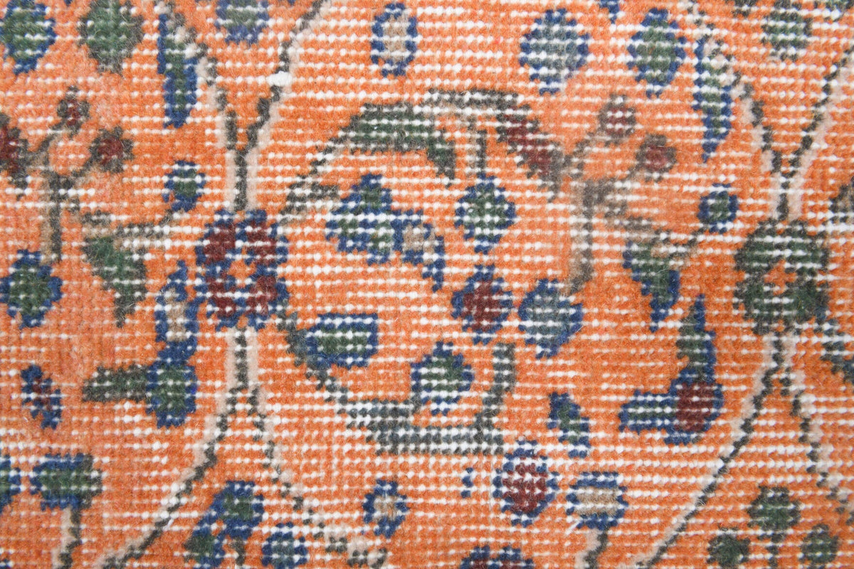 Vintage Floral Area Hereke Rug