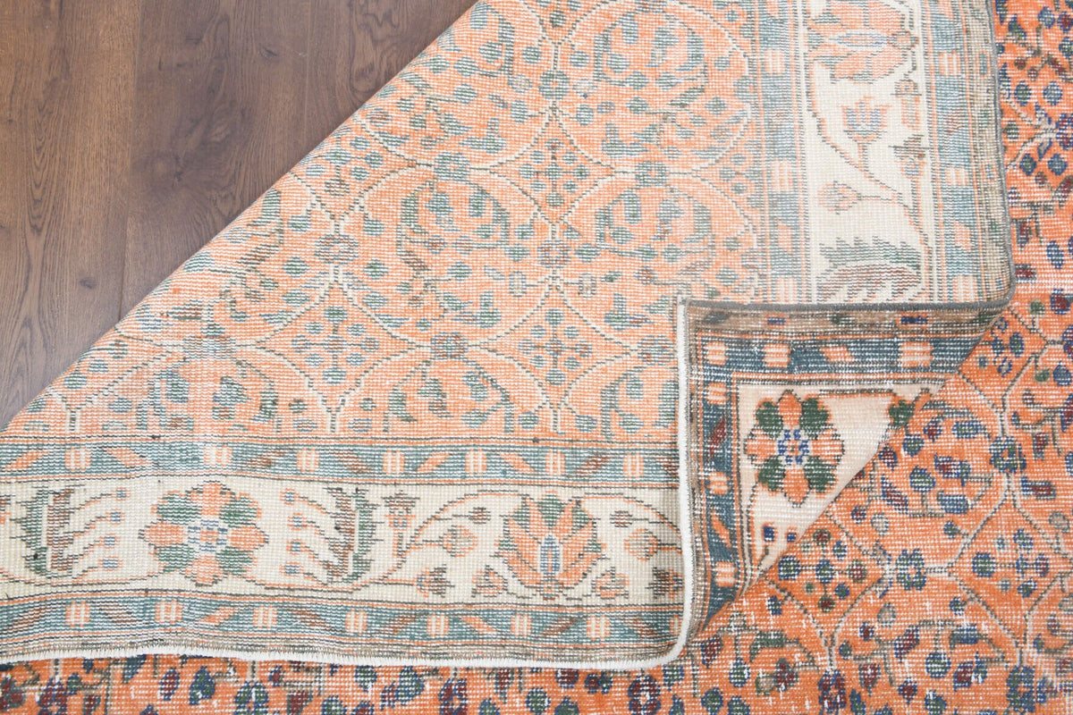 Vintage Floral Area Hereke Rug