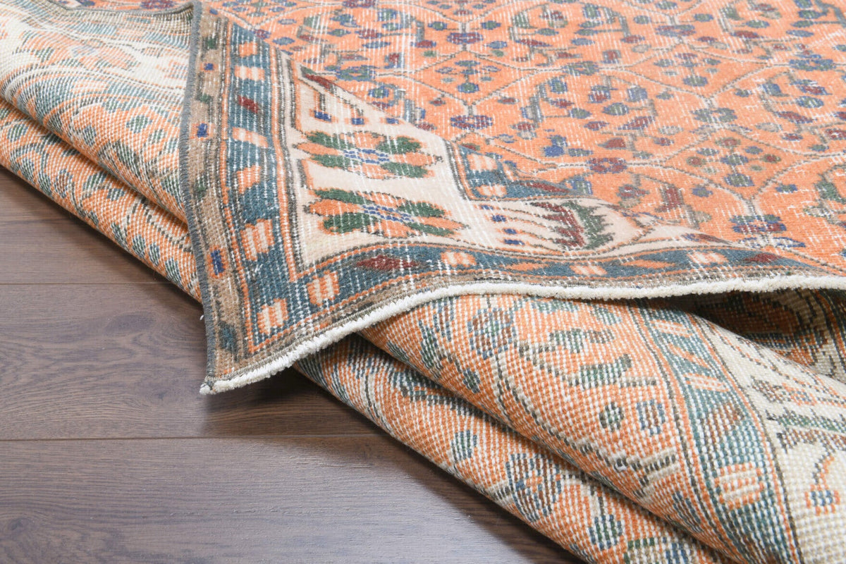 Vintage Floral Area Hereke Rug