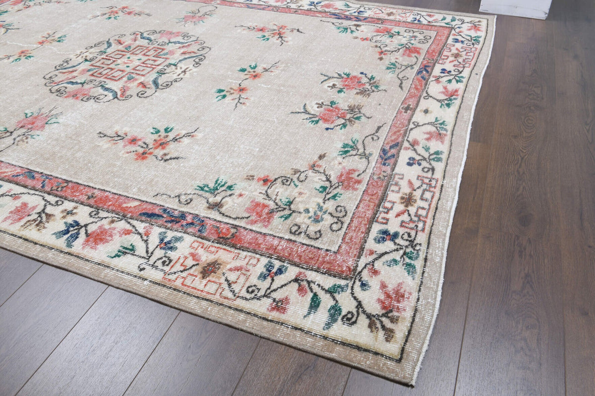 Oriental Vintage Oushak Area Rug