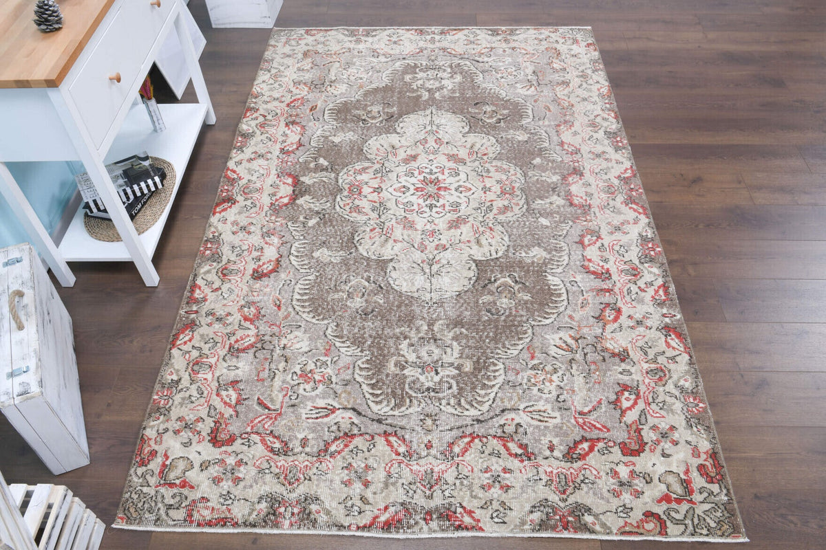 Vintage Oushak Oriental Area Rug