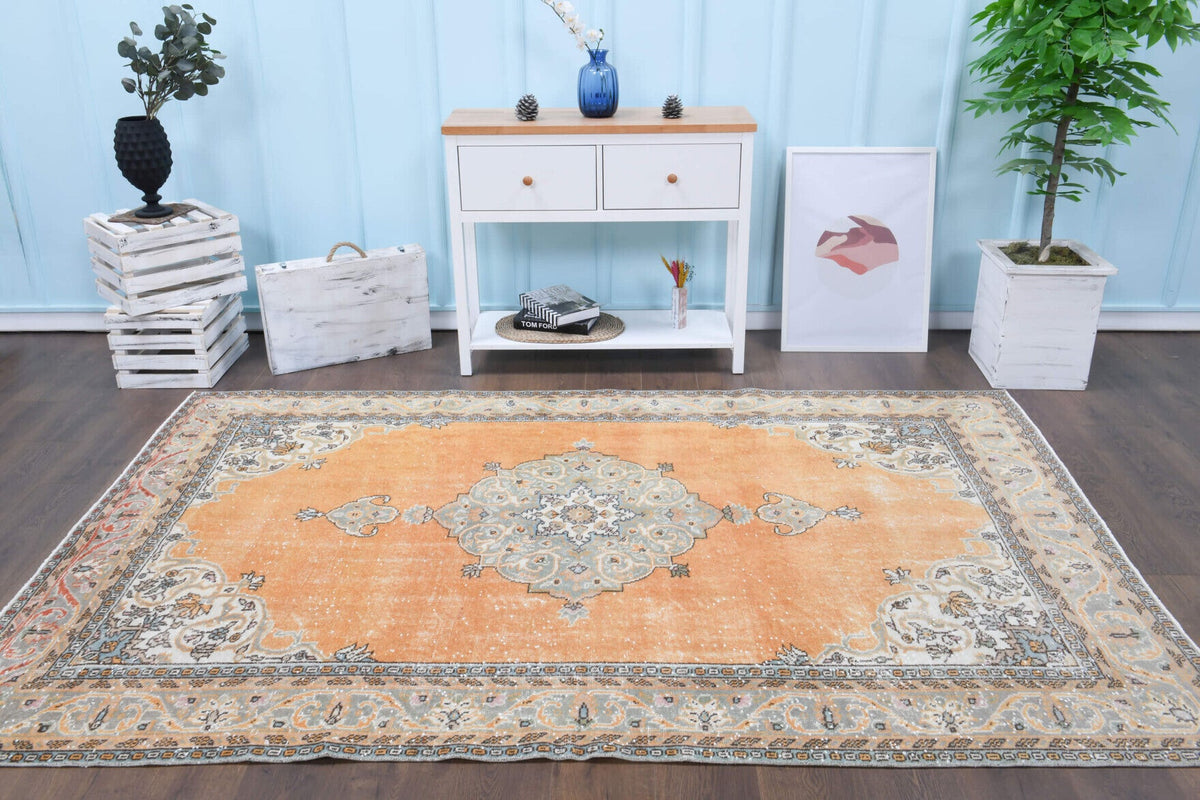 Oushak Vintage Area Rug