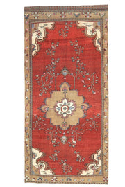 Oushak Wide Runner - Vegetable Dyed