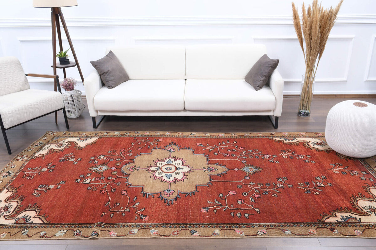 Oushak Wide Runner - Vegetable Dyed