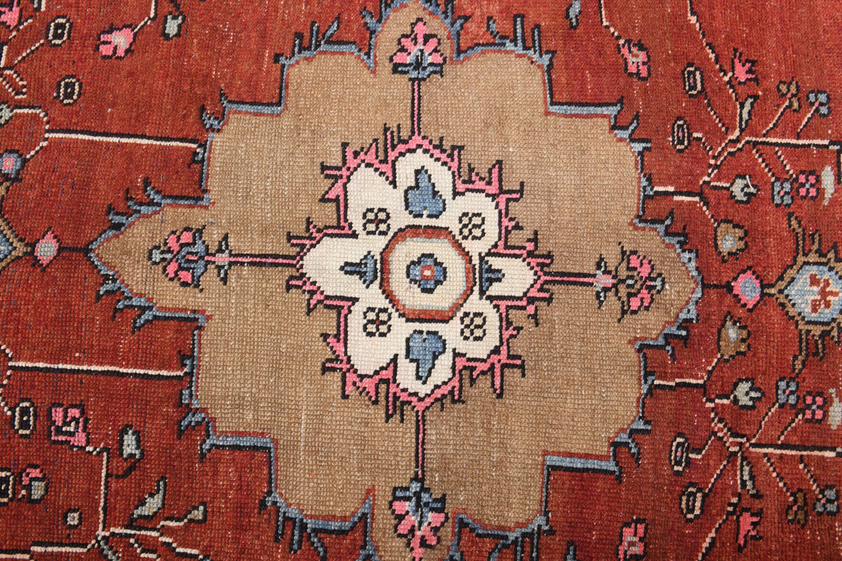 Oushak Wide Runner - Vegetable Dyed
