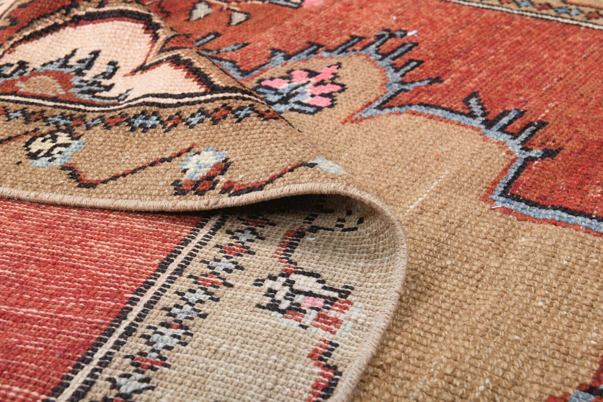 Oushak Wide Runner - Vegetable Dyed