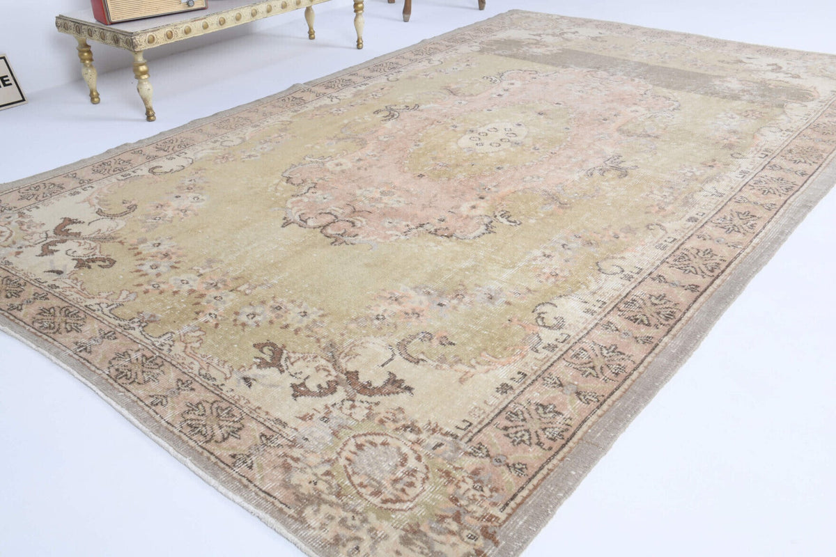 Vintage Oushak Area Rug