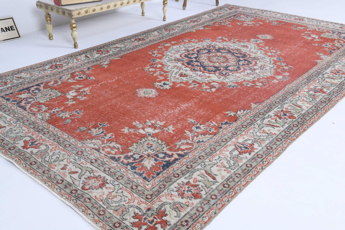 Vintage Oushak Area Rug