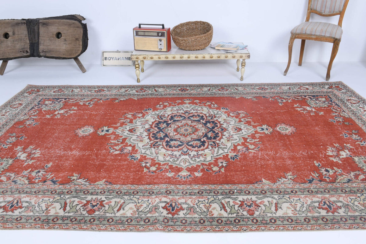 Vintage Oushak Area Rug