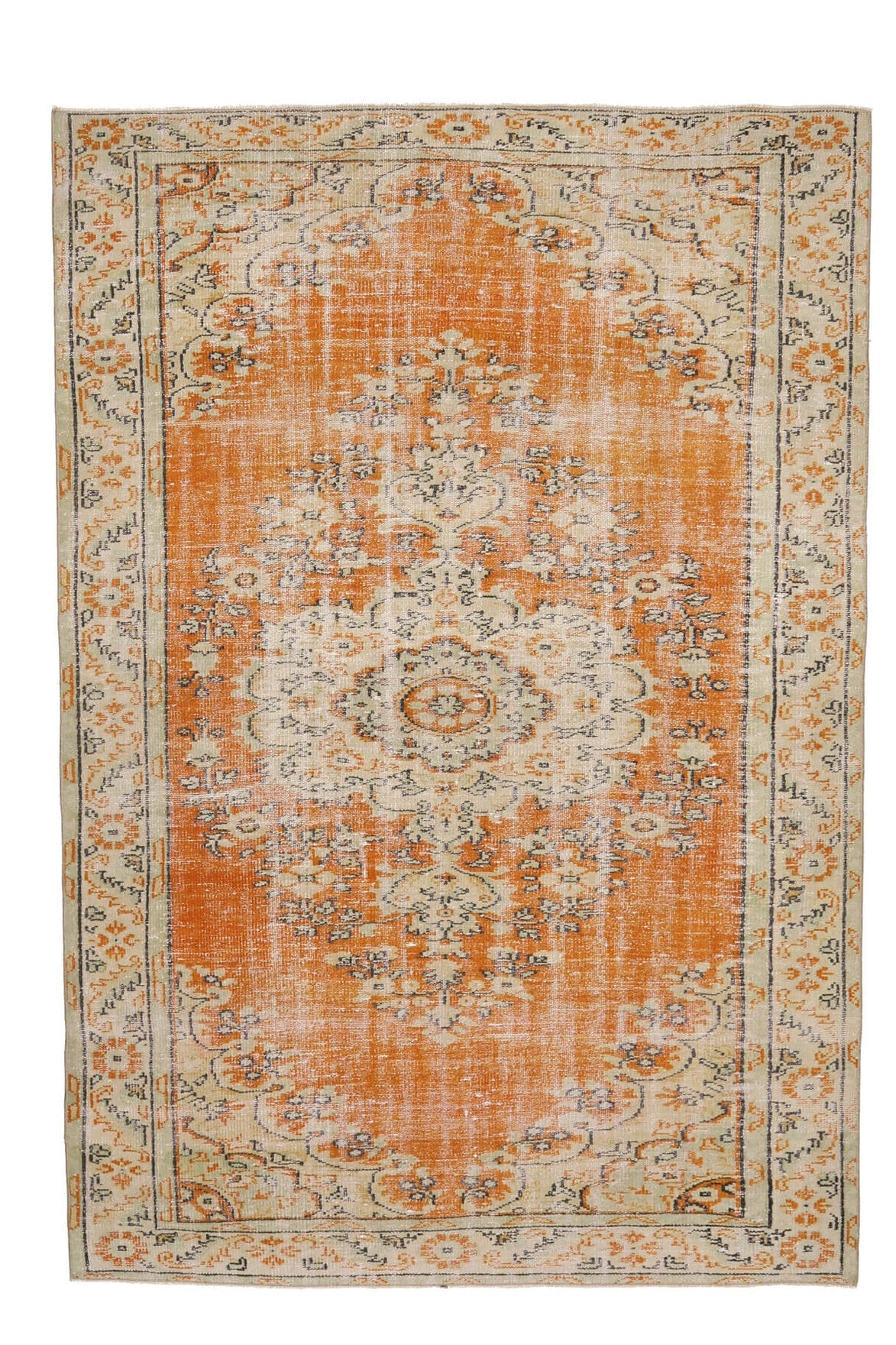Vintage Oushak Area Rug