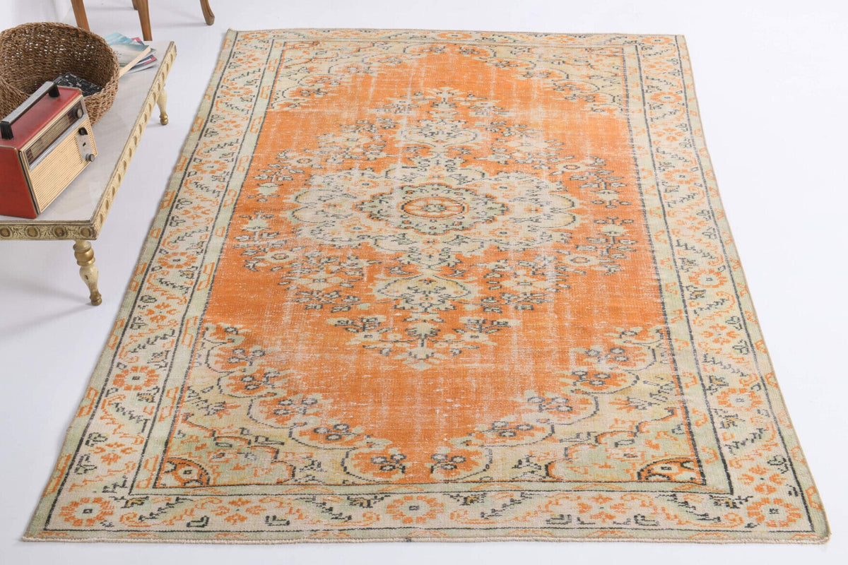 Vintage Oushak Area Rug