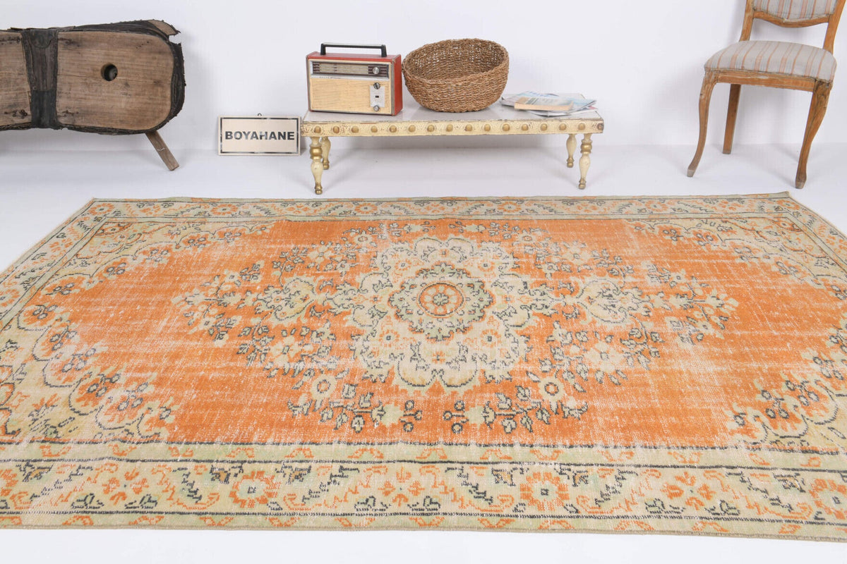 Vintage Oushak Area Rug