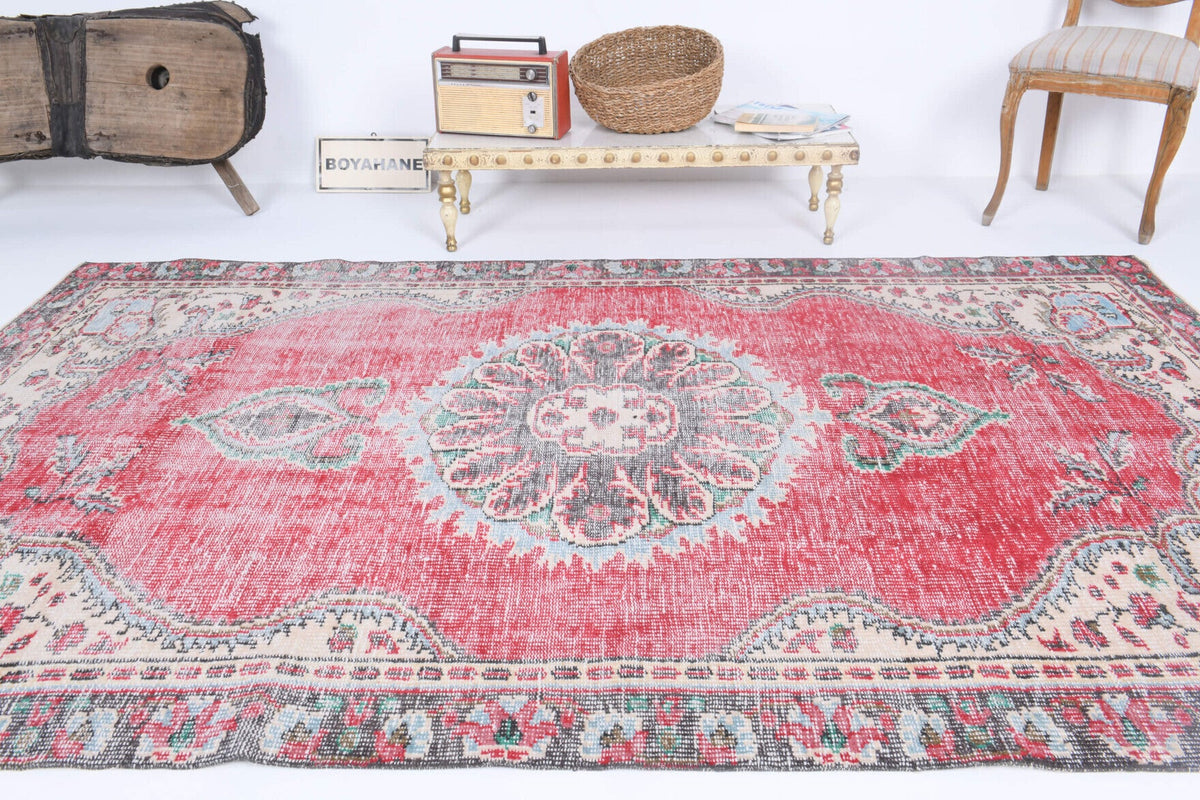 Vintage Anatolian Living Room Rug