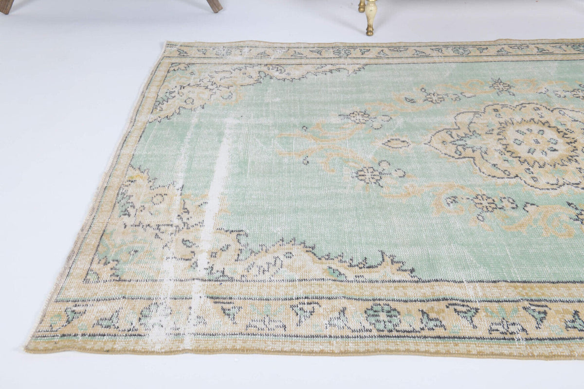 Tek parça el dokuma vintage halı 168x247 cm (4,15 m²) – Pera Halı