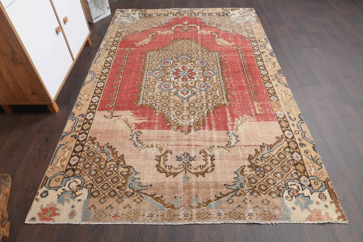 Authentic Oushak Vintage Area Rug