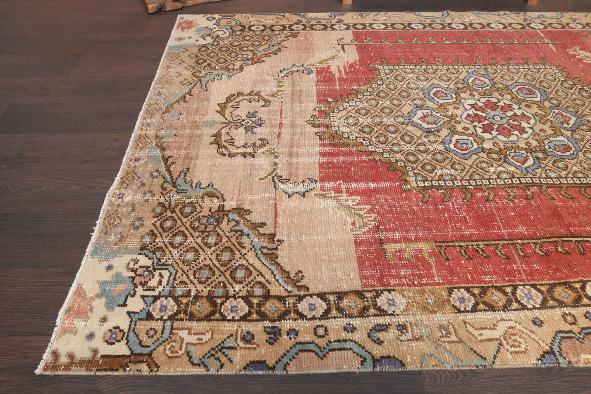 Authentic Oushak Vintage Area Rug