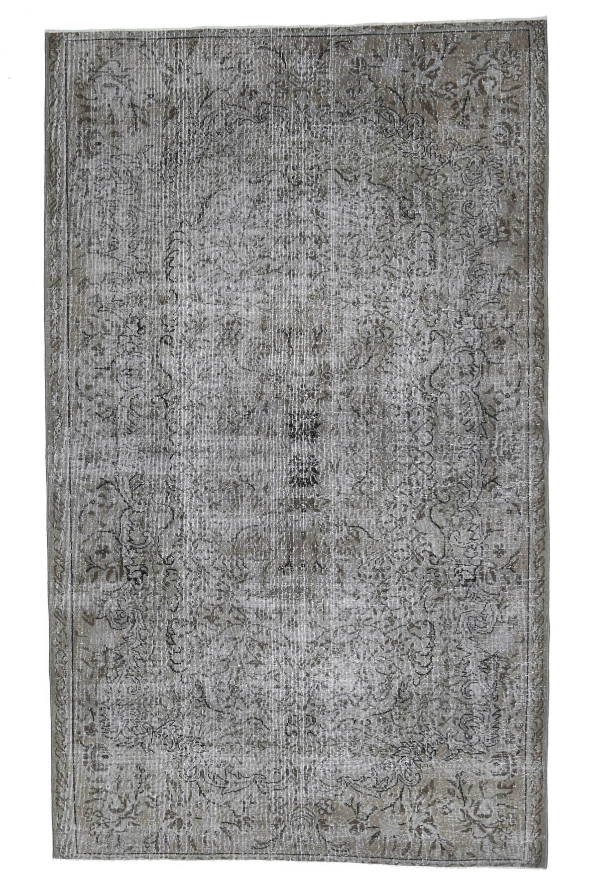Antique Floral Area Hereke Rug