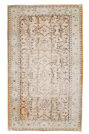 Vintage Hereke Floral Area Rug