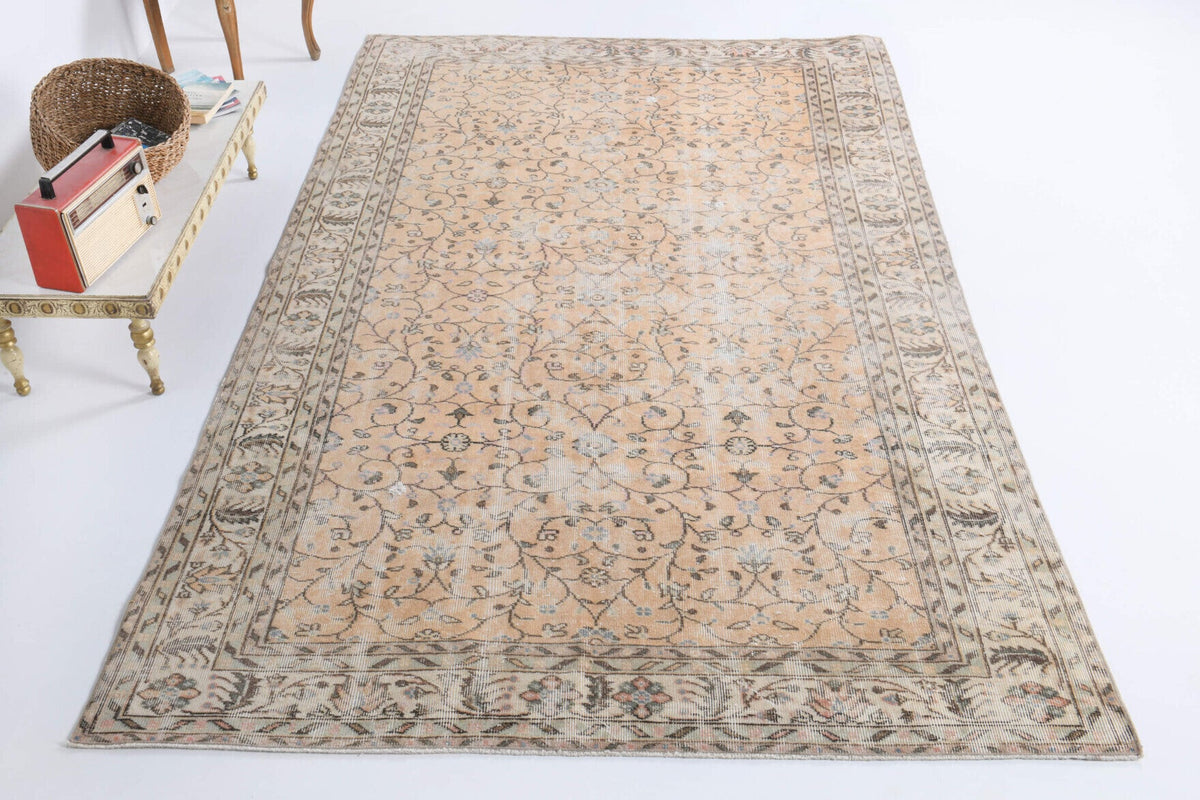 Vintage Floral Hereke Area Rug
