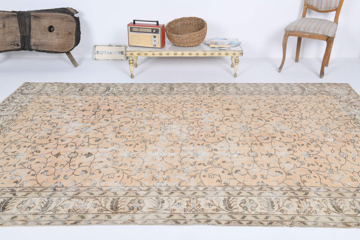 Vintage Floral Hereke Area Rug
