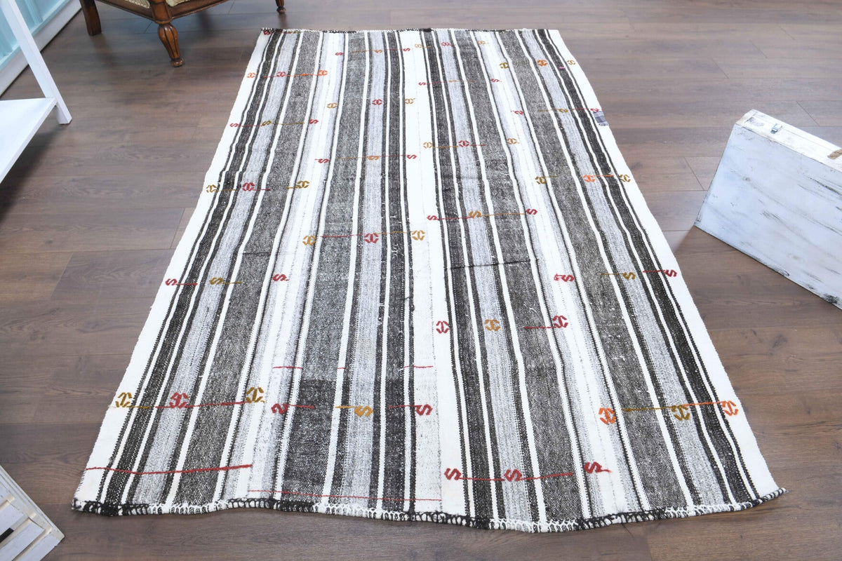 Flatweave Handmade Vintage Kilim Rug