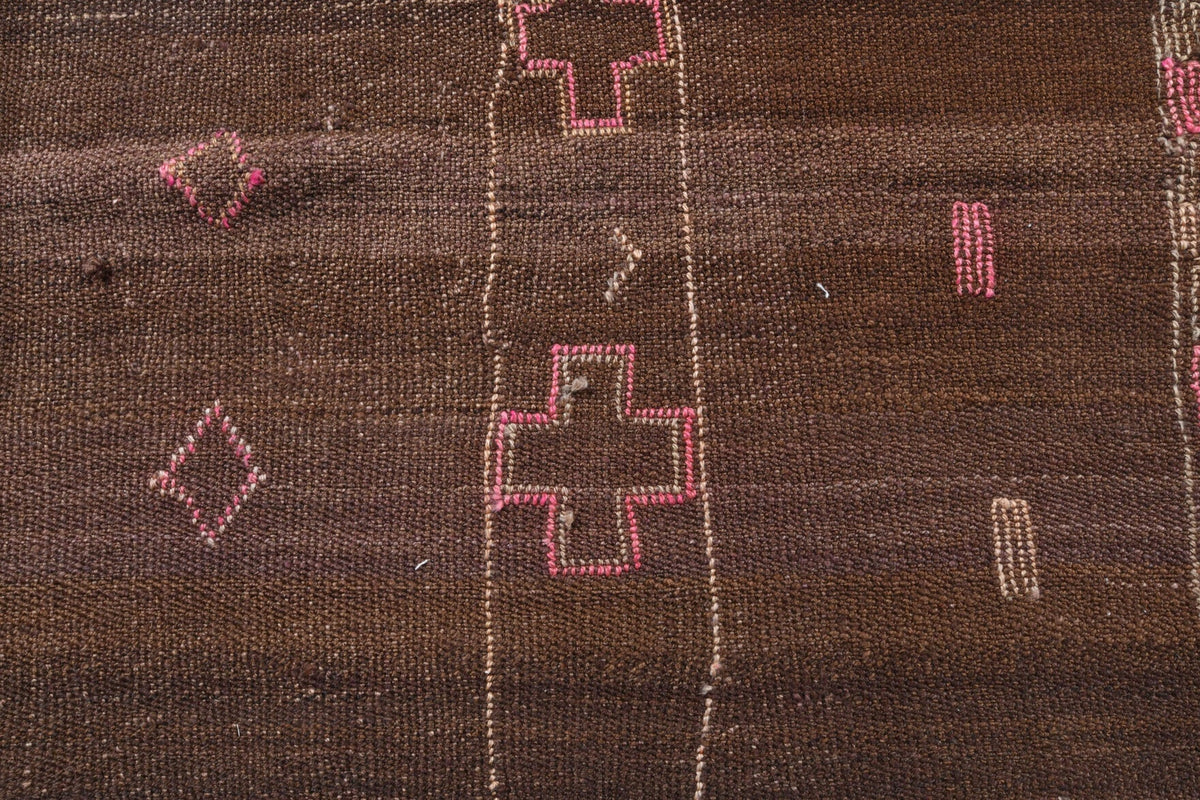 Vintage Striped Kilim Area Rug