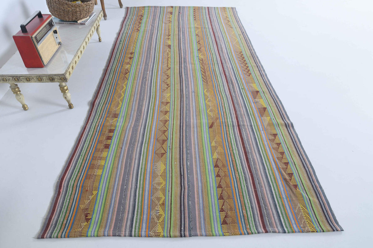 Vintage Multi-Colored Area Rug