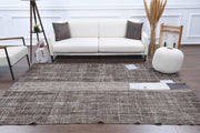 1960'lardan Anadolu kökenli düz zeminli el dokuma vintage kilim, 197x280 cm