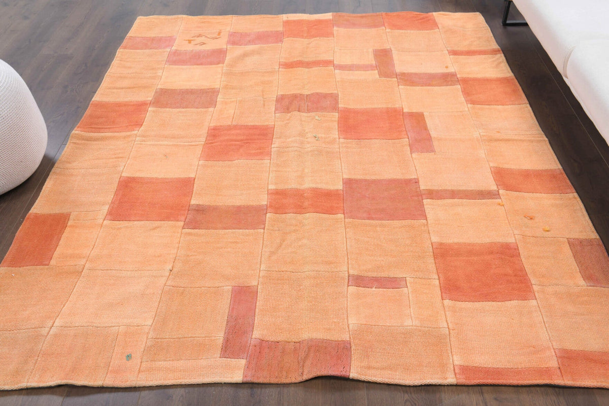 Vintage Area Patchwork Kilim Rug