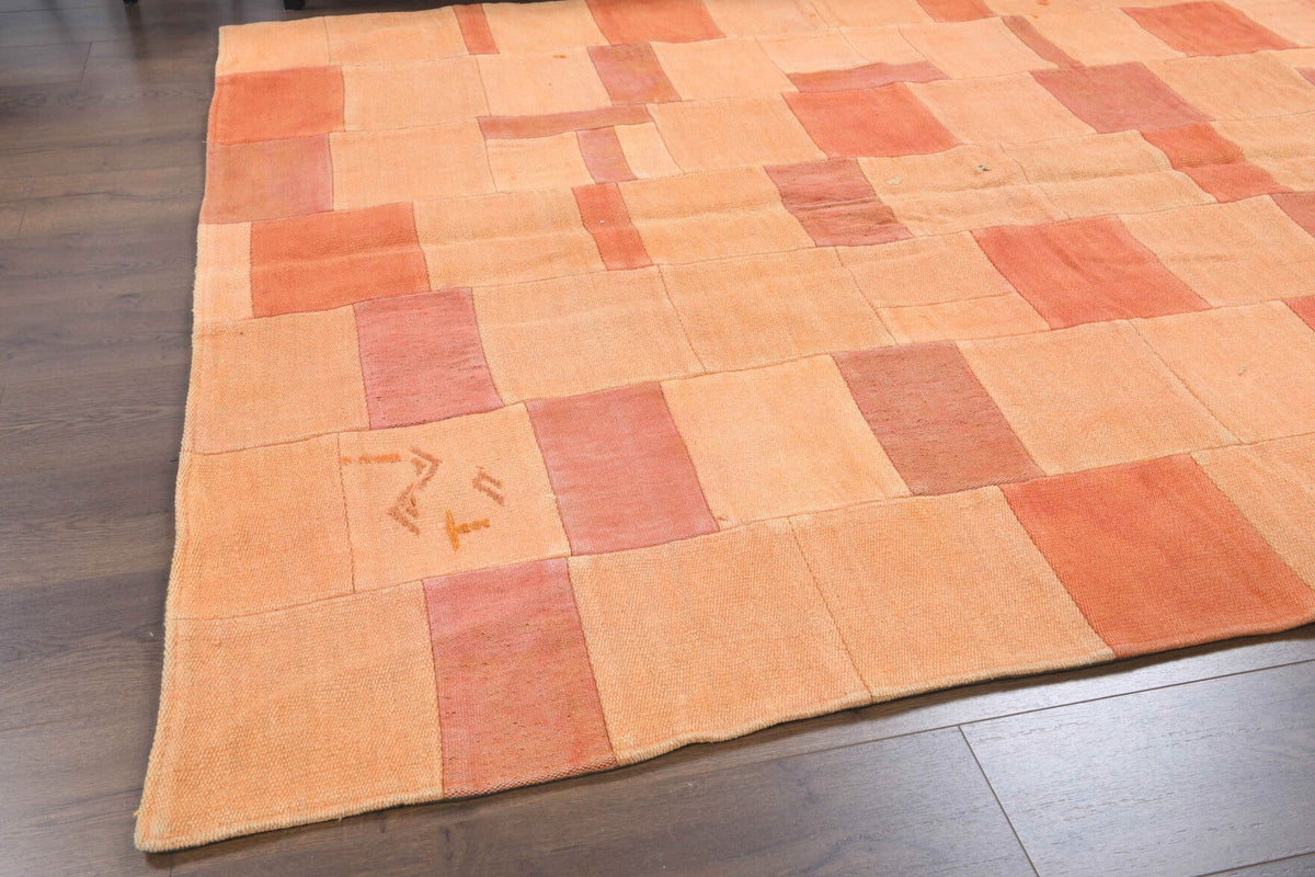 Vintage Area Patchwork Kilim Rug