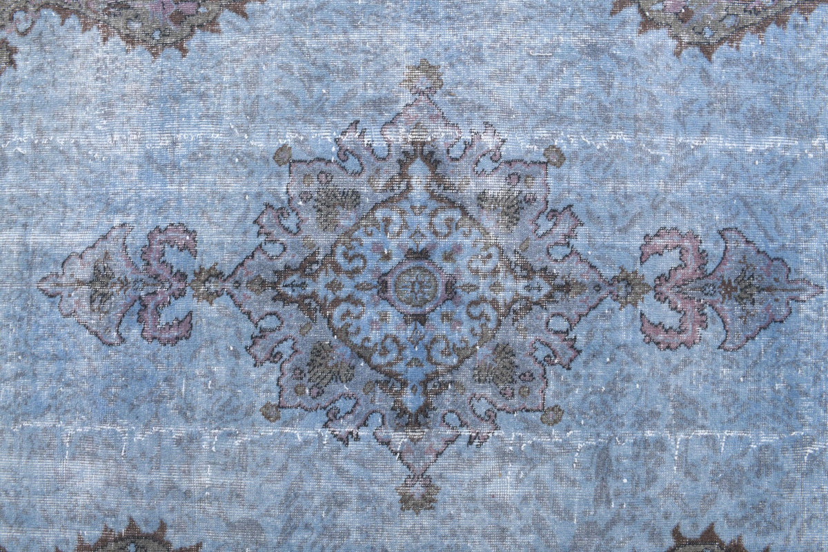 Vintage Oushak Blue Area Rug