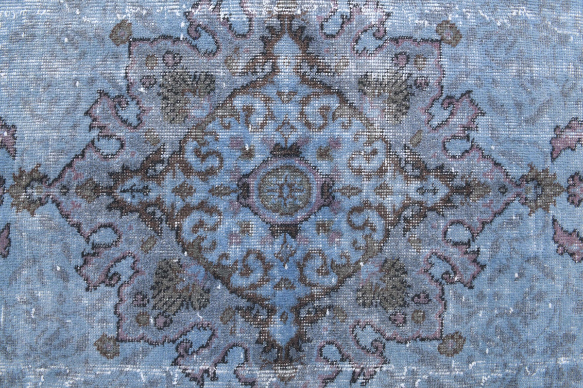 Vintage Oushak Blue Area Rug
