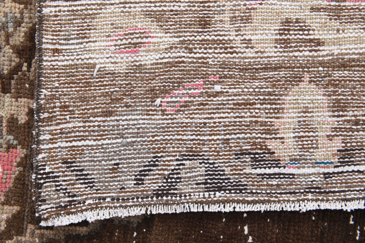 Brown Oushak Vintage Area Rug