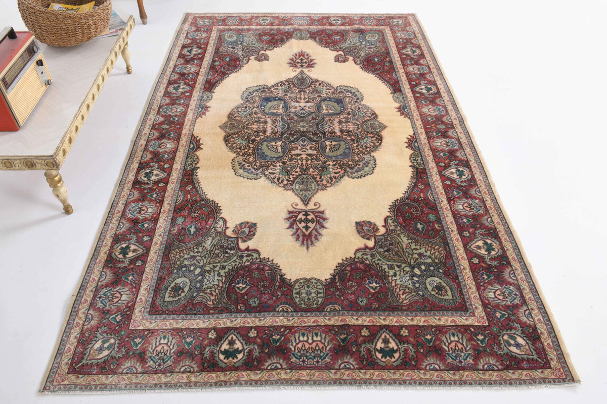 Mid-Century Area Rug - 1970s - Oushak Rug