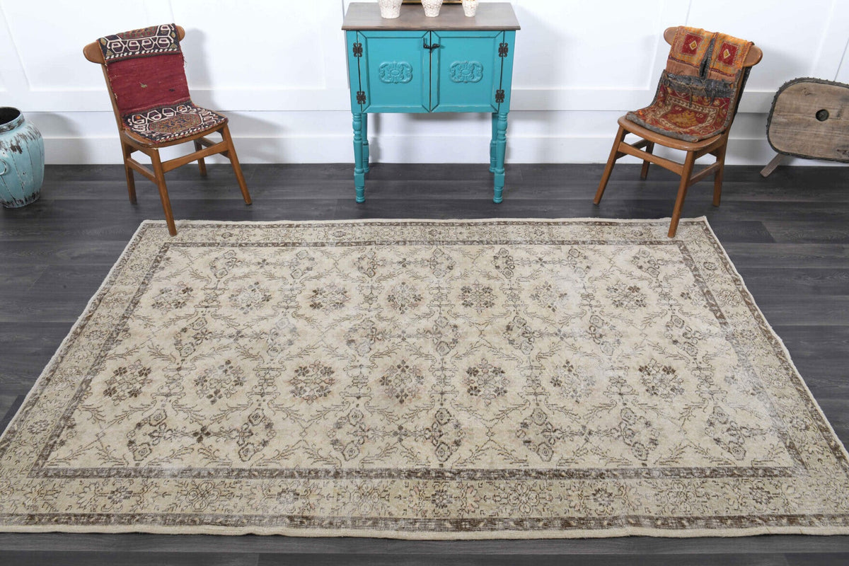 Mid 20th Century Hereke Area Wool Rug