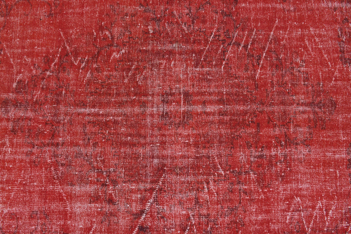 Vintage Red Oriental Area Rug