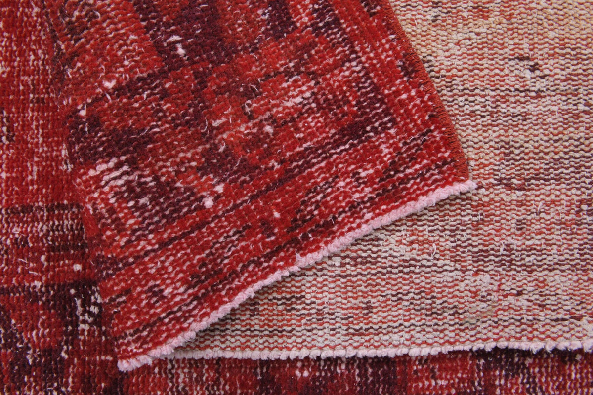 Vintage Red Oriental Area Rug
