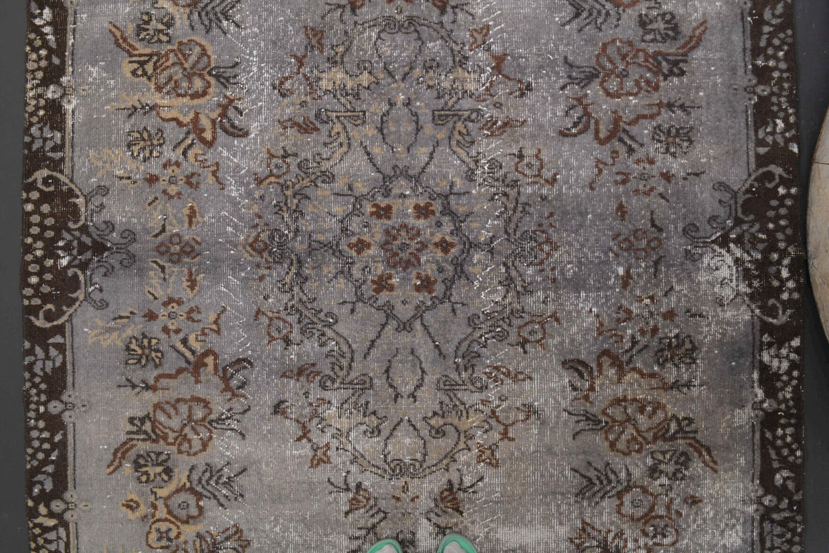 6x9 Vintage Gray Anatolian Rug