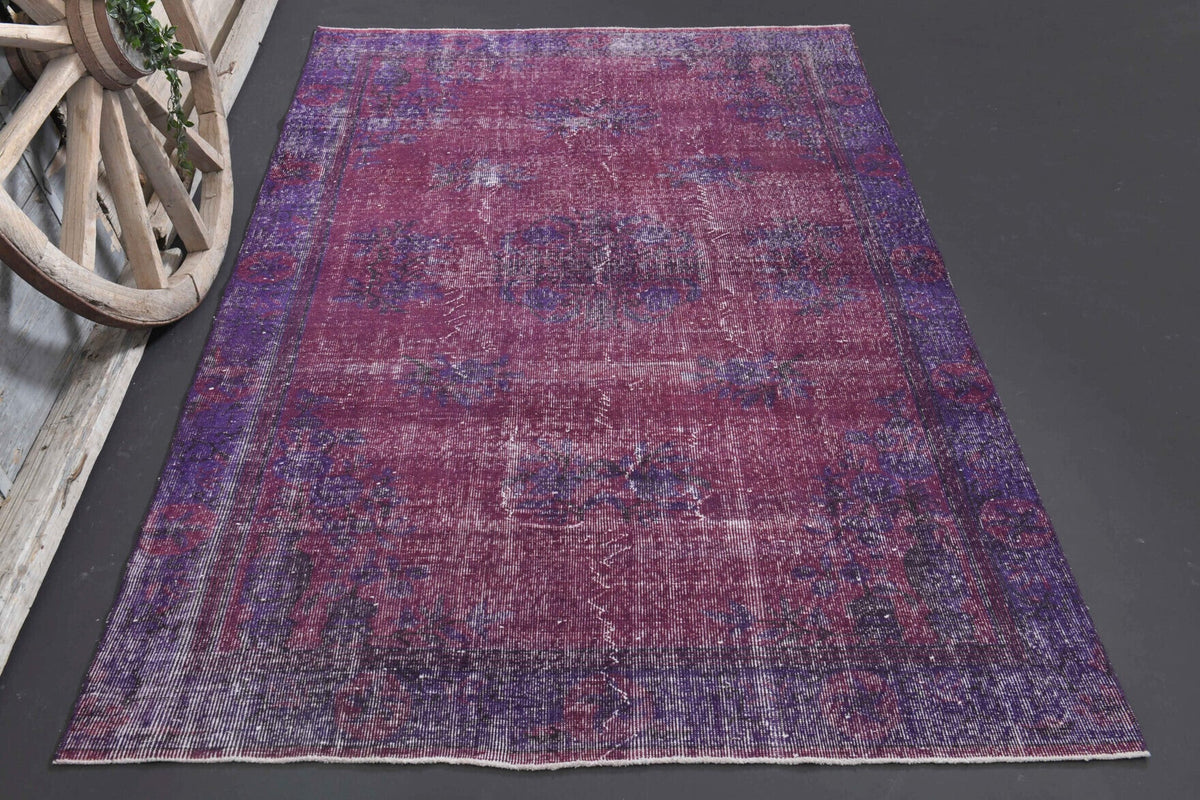 Vintage  Anatolian Purple Area Rug