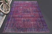 1970'lerden Anadolu kökenli oryantal desenli el dokuma vintage halı, 168x273 cm