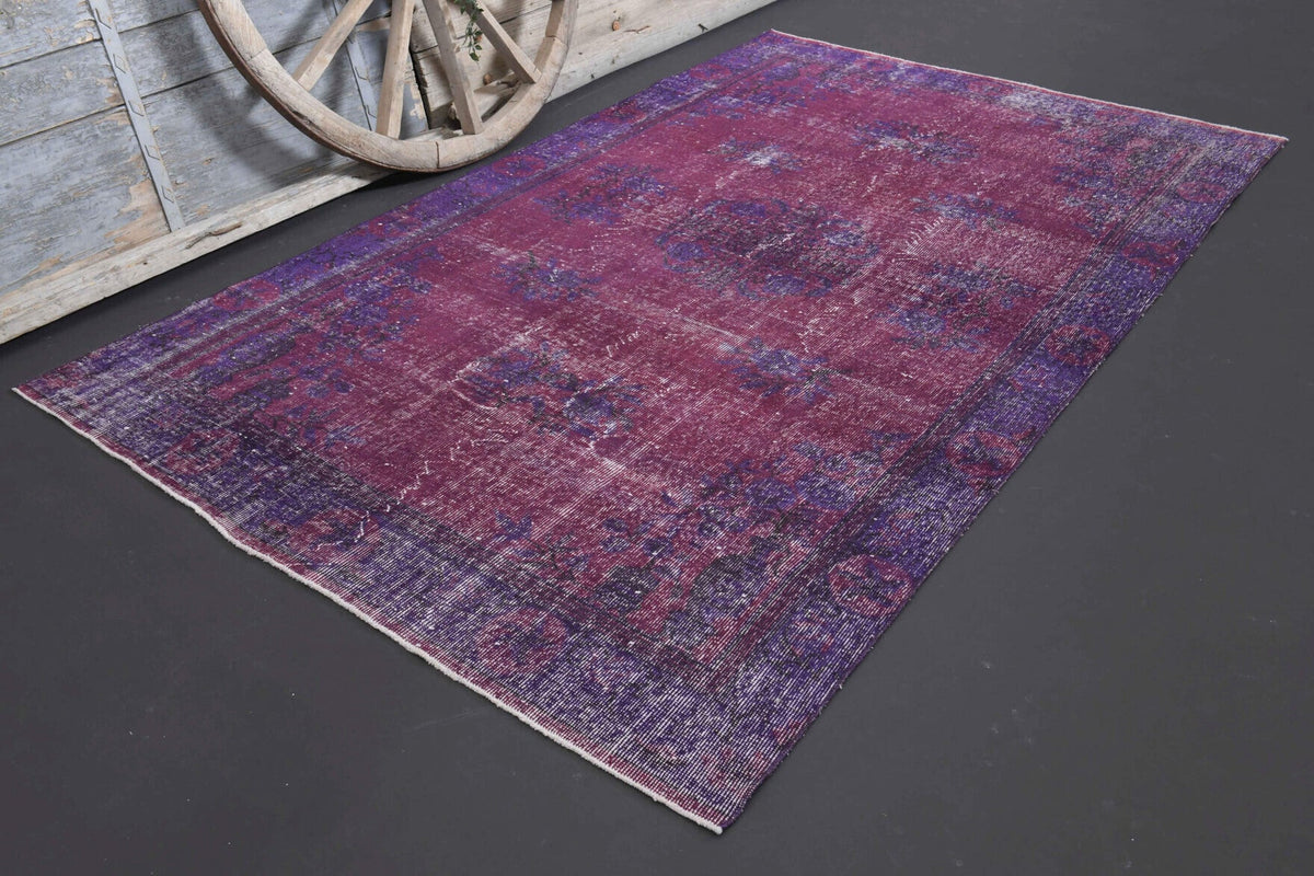 Vintage  Anatolian Purple Area Rug