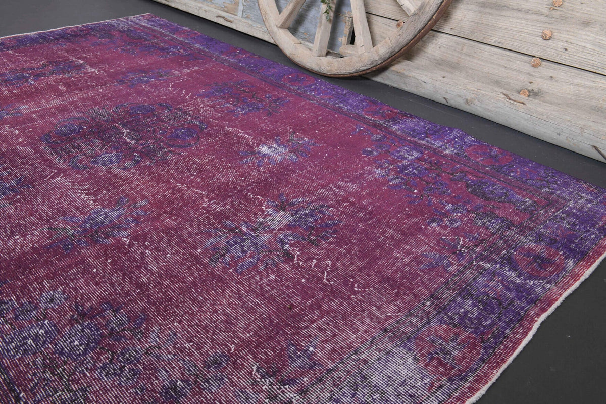 Vintage  Anatolian Purple Area Rug
