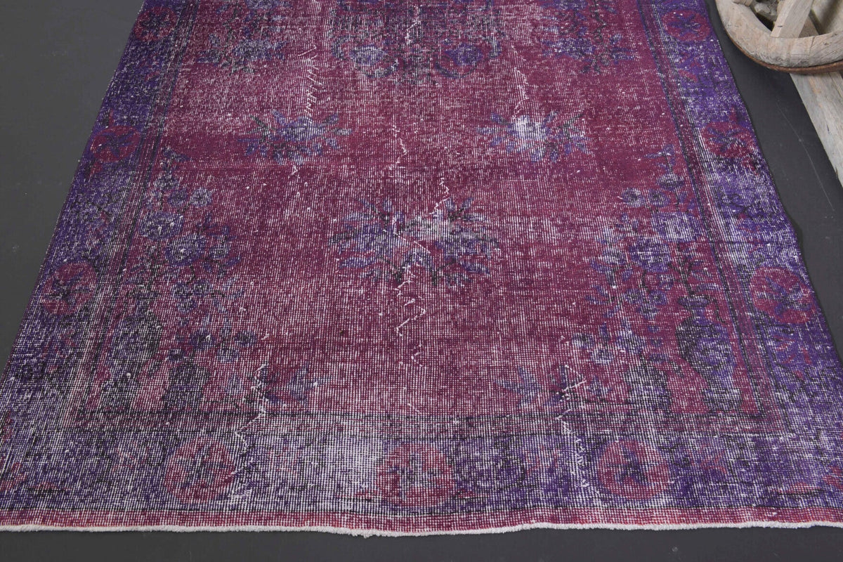 Vintage  Anatolian Purple Area Rug
